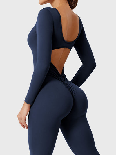 Yeoreo Lizvette Long Sleeves Flared Jumpsuit