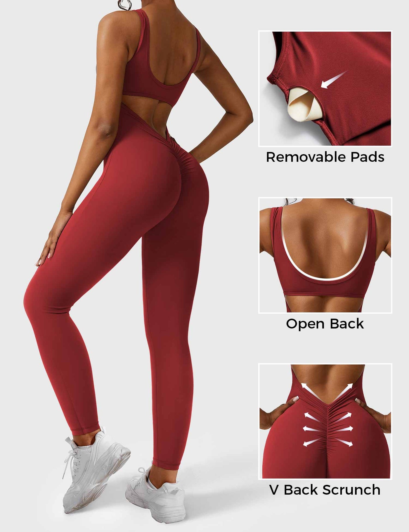 Yeoreo Lizvette V-Back Jumpsuit