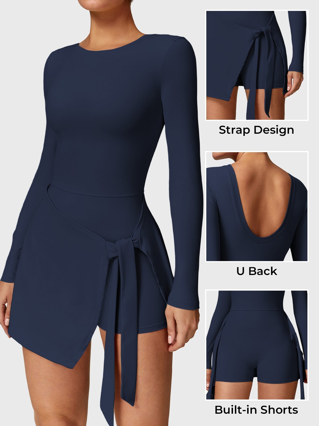 Yeoreo Renee Long Sleeve Tennis Dress