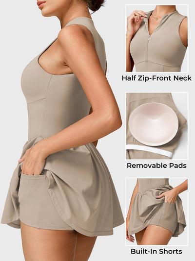 Yeoreo Erica Zipper Tennis Dress