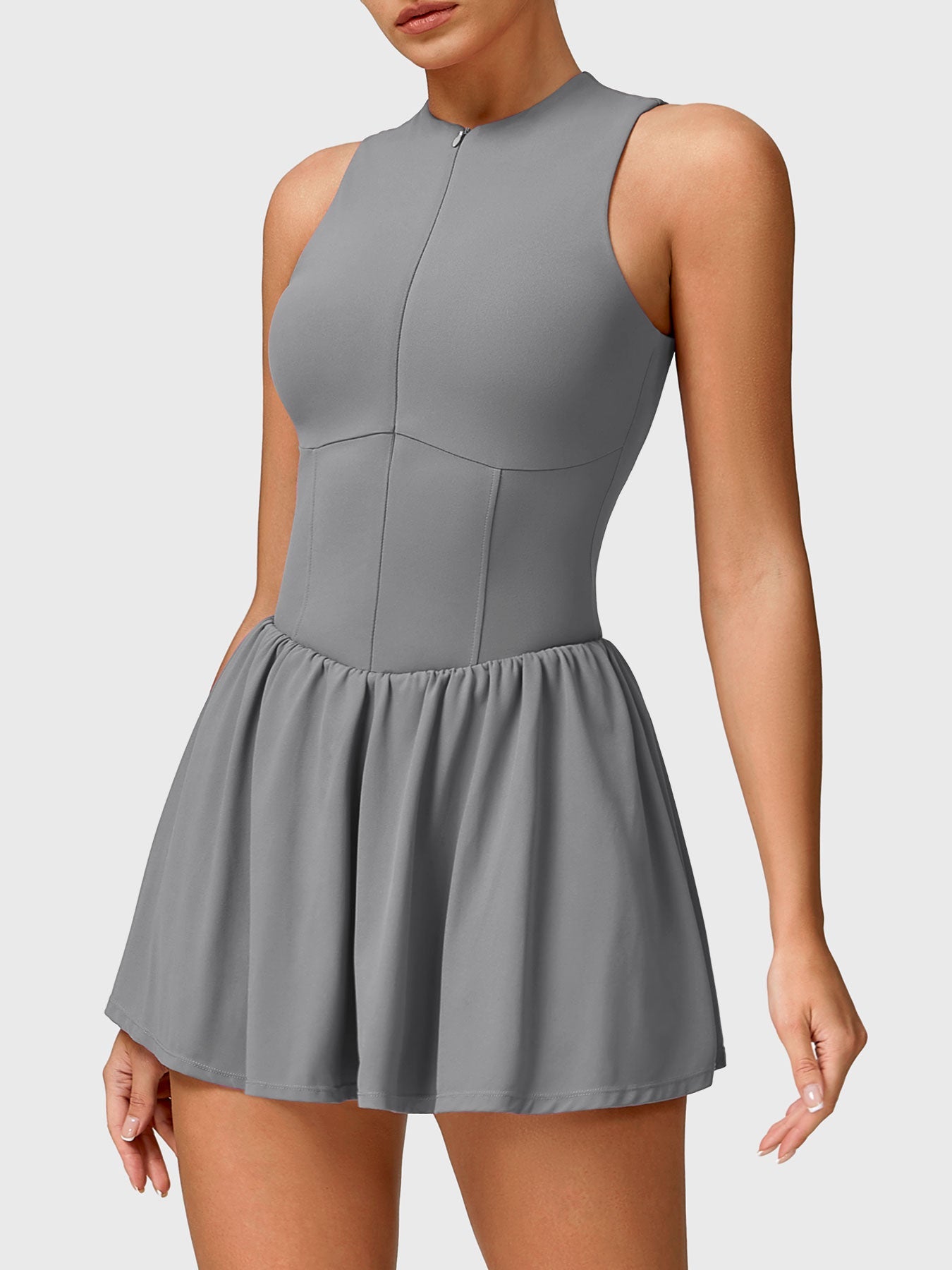 Yeoreo Erica Zipper Tennis Dress