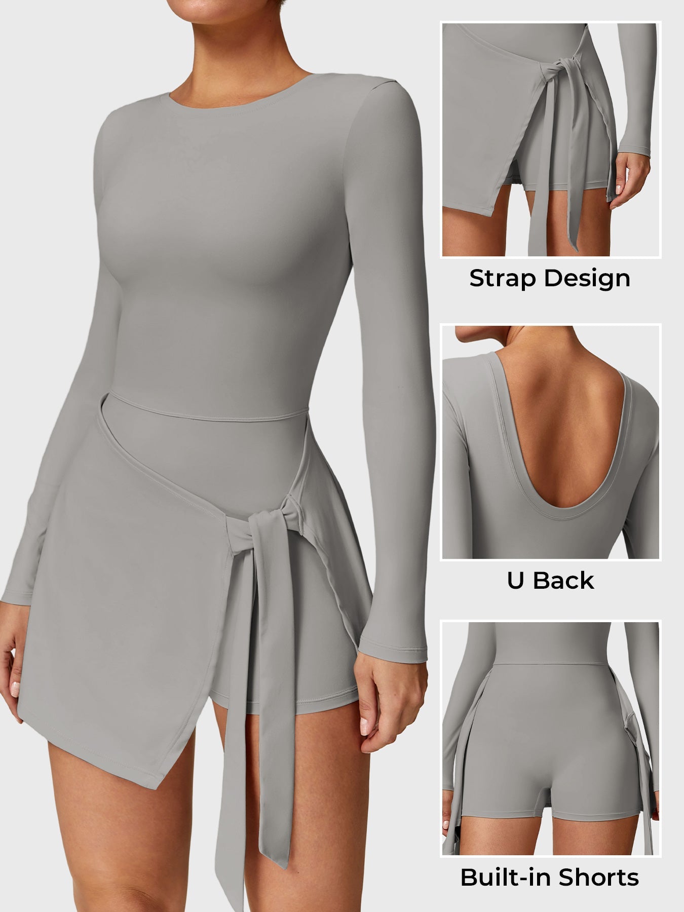 Yeoreo Renee Long Sleeve Tennis Dress