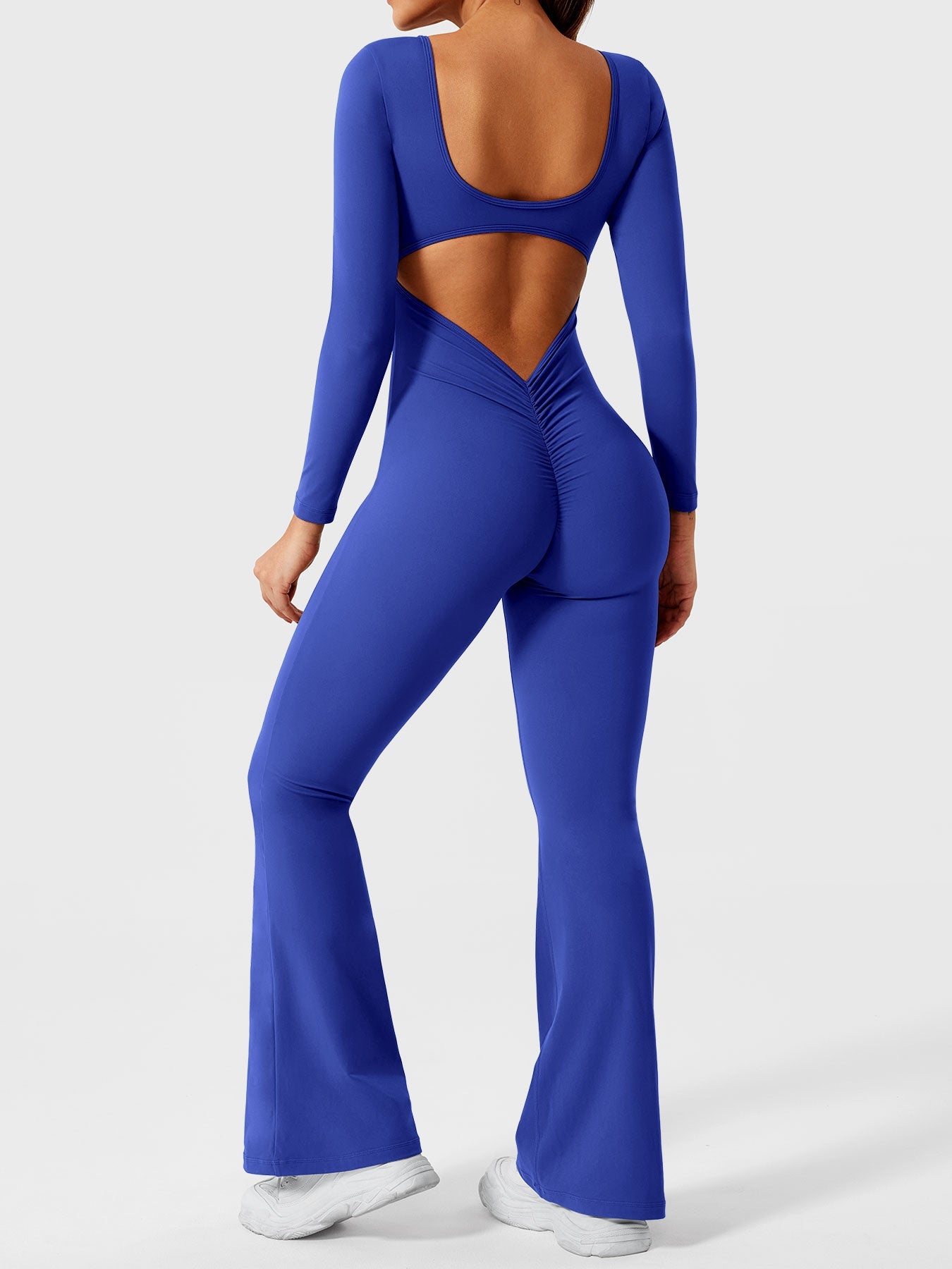 Yeoreo Lizvette Long Sleeves Flared Jumpsuit