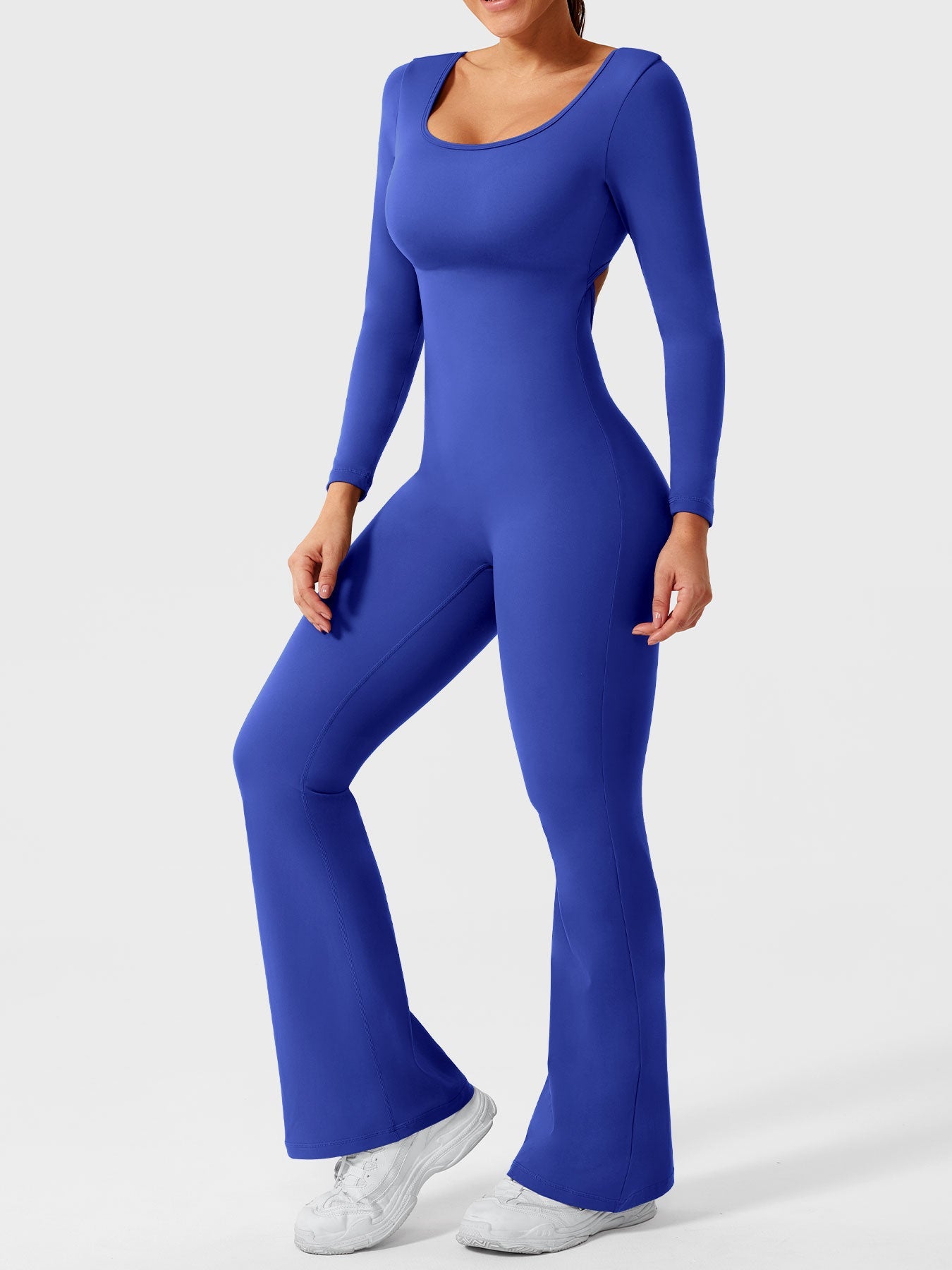 Yeoreo Lizvette Long Sleeves Flared Jumpsuit