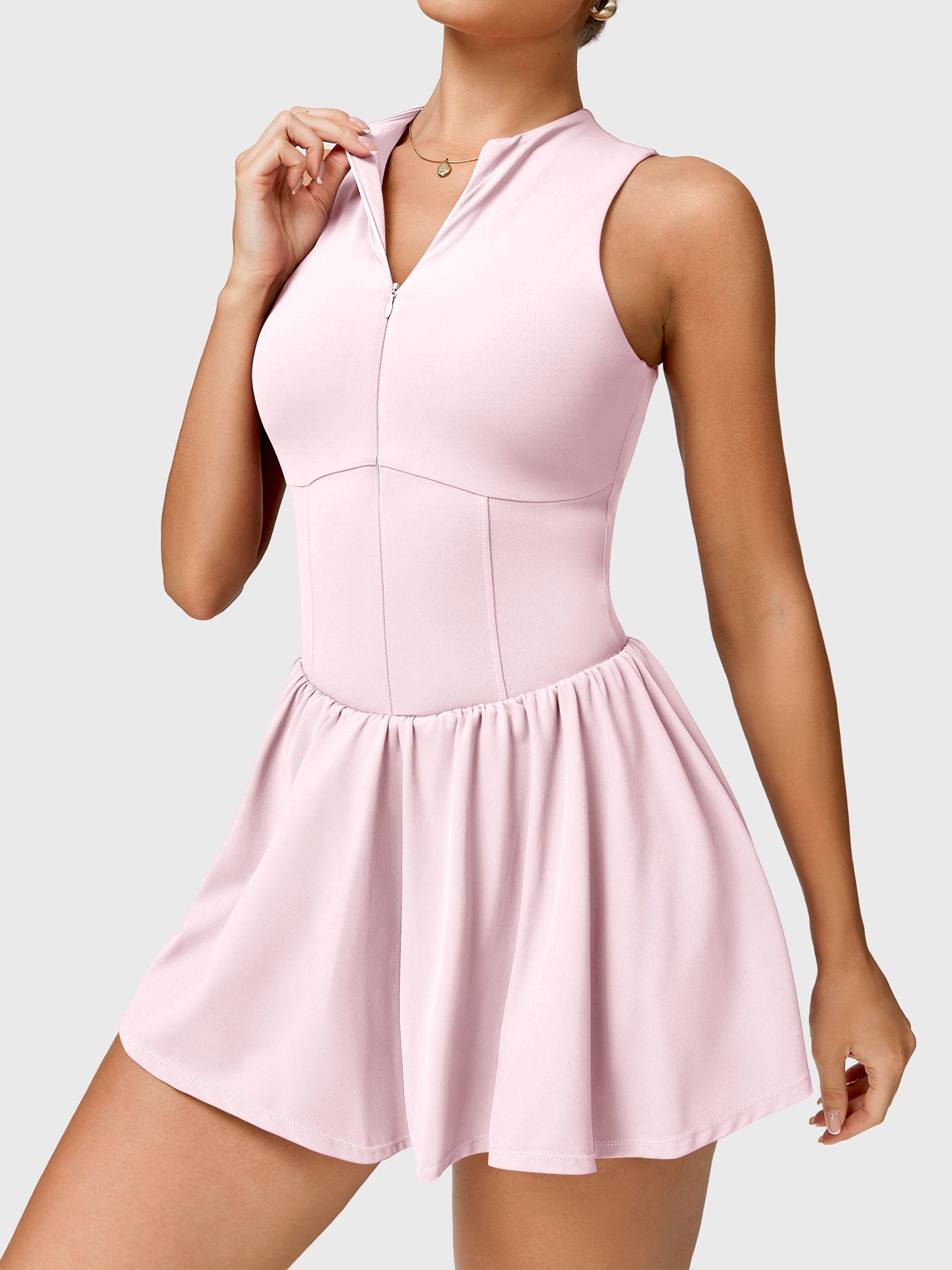 Yeoreo Erica Zipper Tennis Dress
