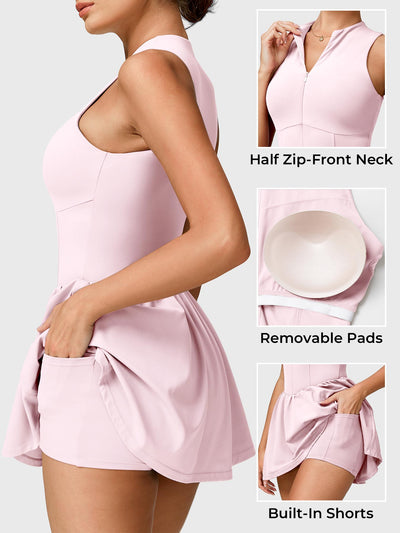 Yeoreo Erica Zipper Tennis Dress