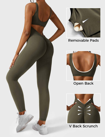 Yeoreo Lizvette V-Back Jumpsuit
