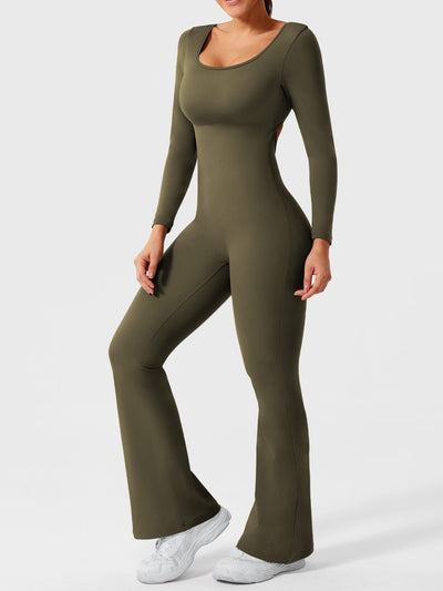 Yeoreo Lizvette Long Sleeves Flared Jumpsuit