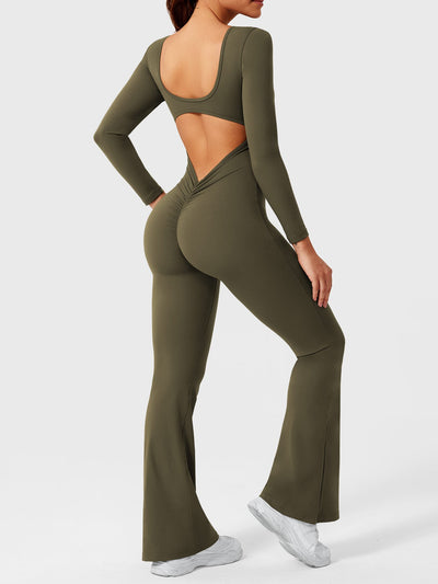 Yeoreo Lizvette Long Sleeves Flared Jumpsuit