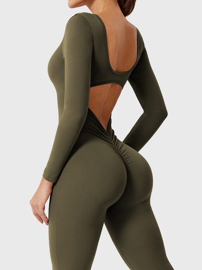 Yeoreo Lizvette Long Sleeves Flared Jumpsuit