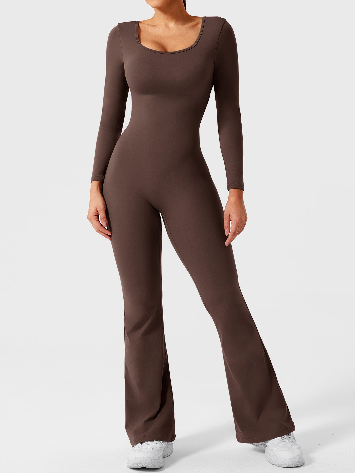 Yeoreo Lizvette Long Sleeves Flared Jumpsuit