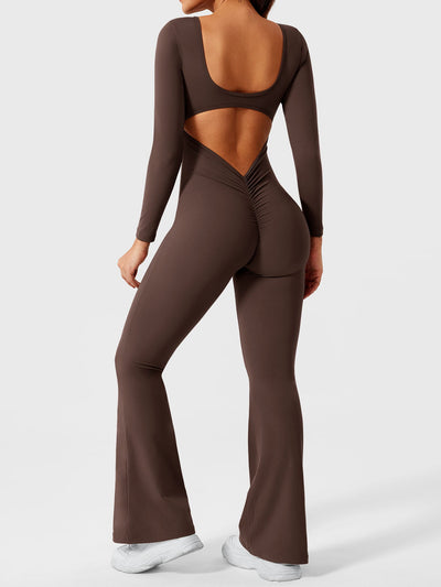 Yeoreo Lizvette Long Sleeves Flared Jumpsuit