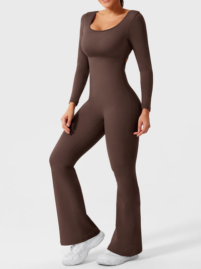 Yeoreo Lizvette Long Sleeves Flared Jumpsuit