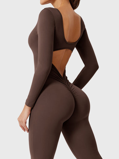 Yeoreo Lizvette Long Sleeves Flared Jumpsuit
