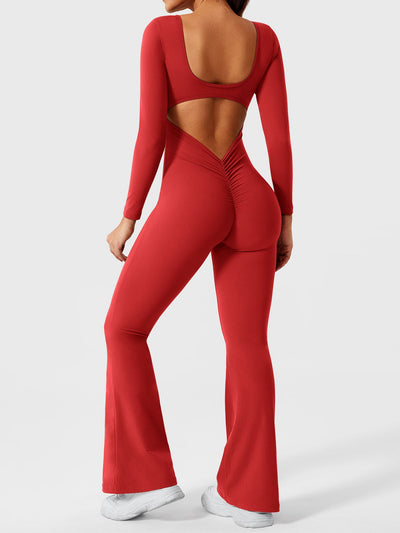 Yeoreo Lizvette Long Sleeves Flared Jumpsuit