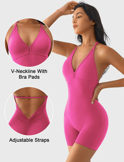 Yeoreo Taylor V Neck Backless Romper