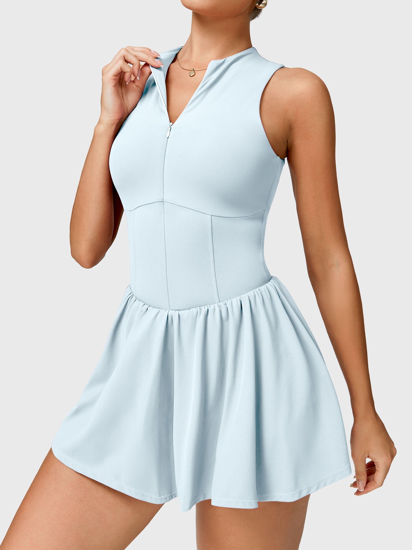 Yeoreo Erica Zipper Tennis Dress