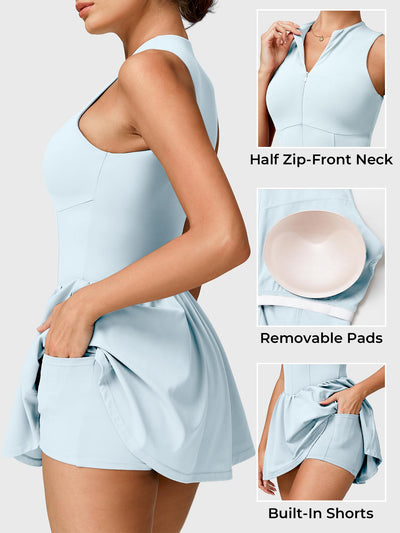 Yeoreo Erica Zipper Tennis Dress