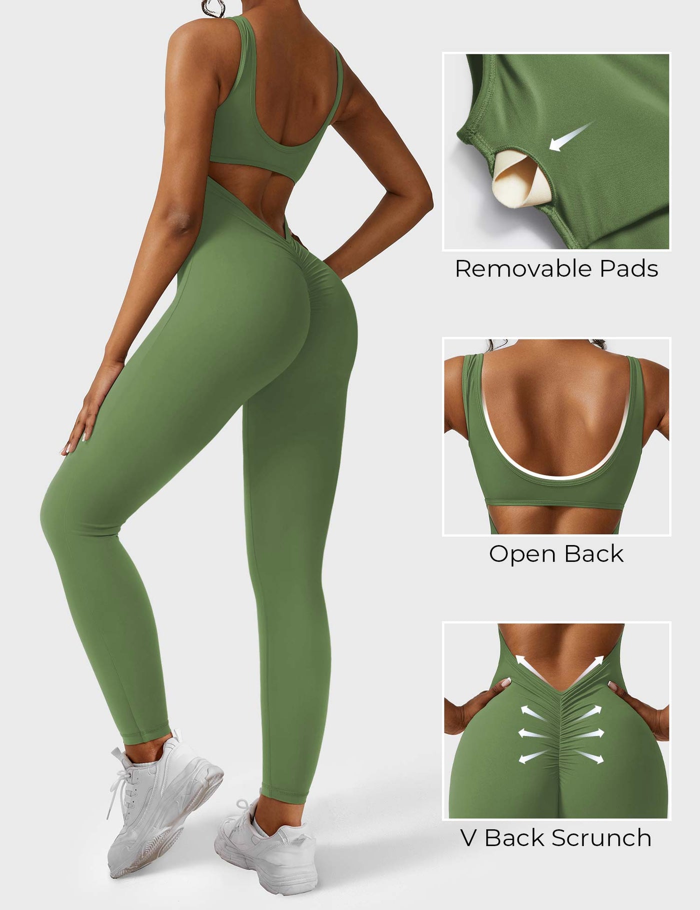 Yeoreo Lizvette V-Back Jumpsuit
