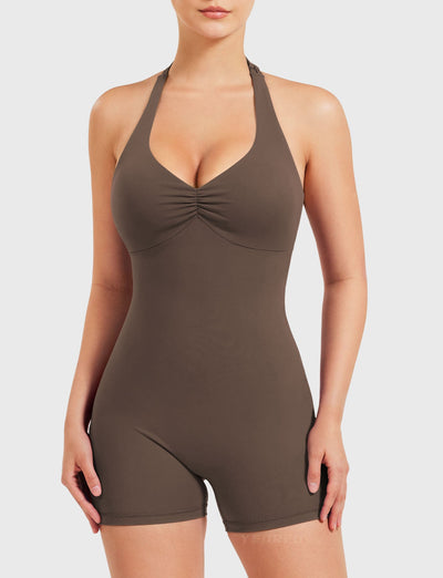 Yeoreo Joceline Backless Halter Romper