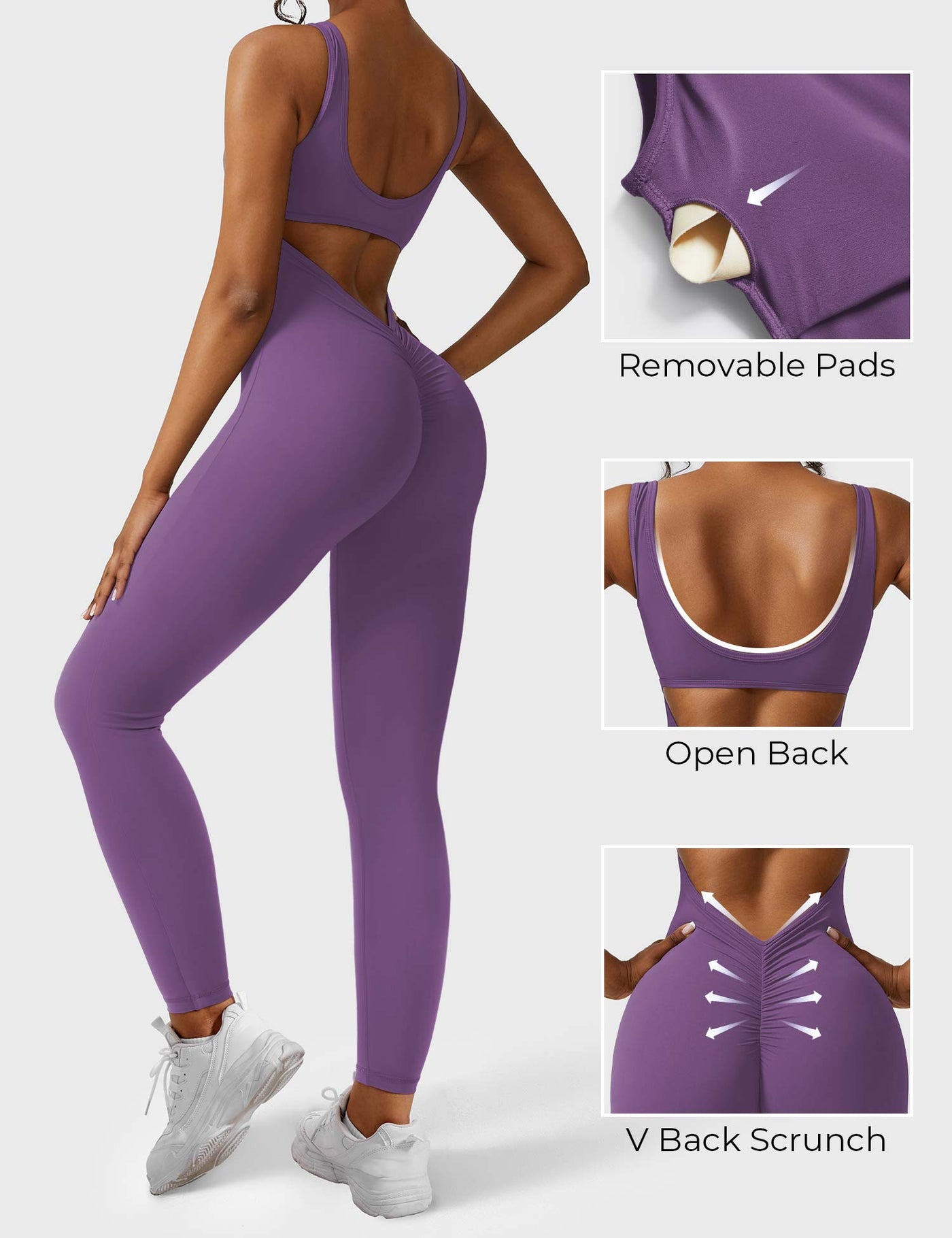 Yeoreo Lizvette V-Back Jumpsuit