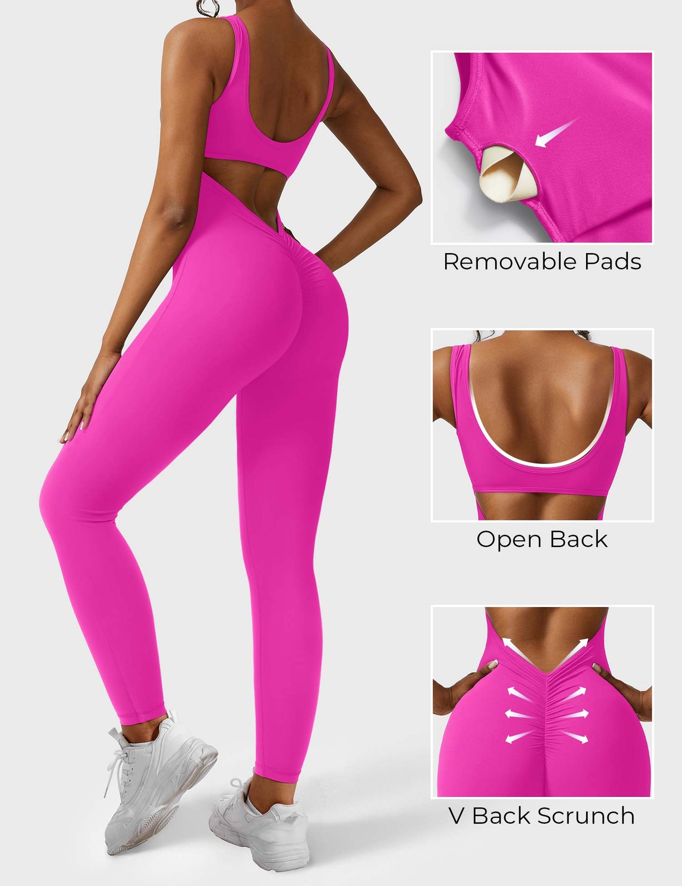 Yeoreo Lizvette V-Back Jumpsuit
