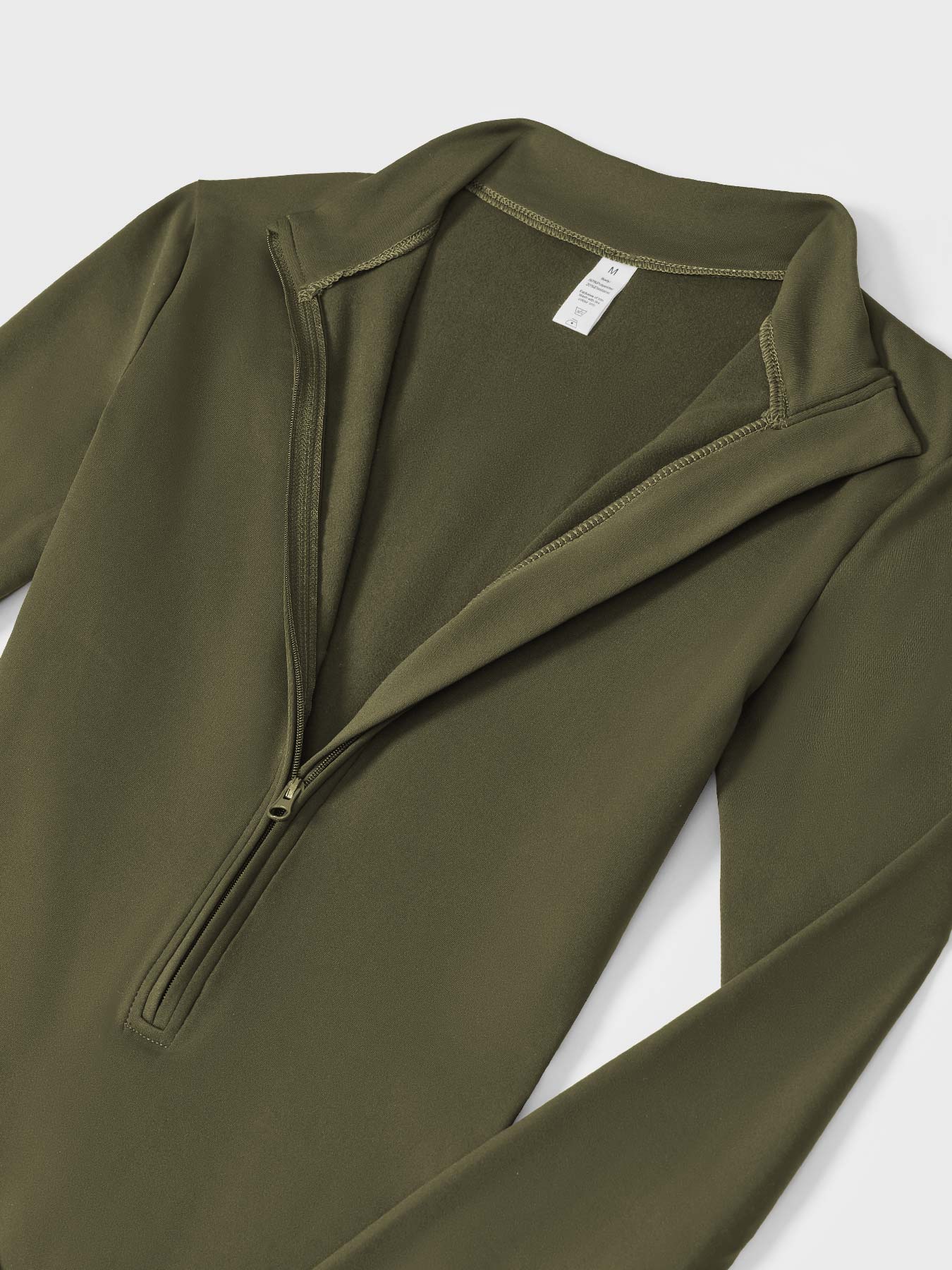 Yeoreo Belle Fleece Long Sleeve Zipper Jumpsuit