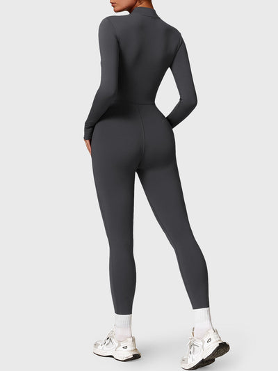 Yeoreo Belle Fleece Long Sleeve Zipper Jumpsuit