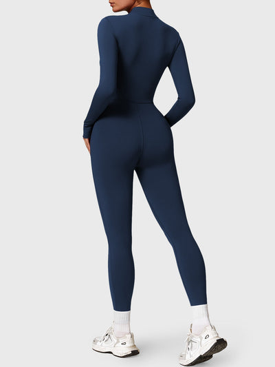 Yeoreo Belle Fleece Long Sleeve Zipper Jumpsuit