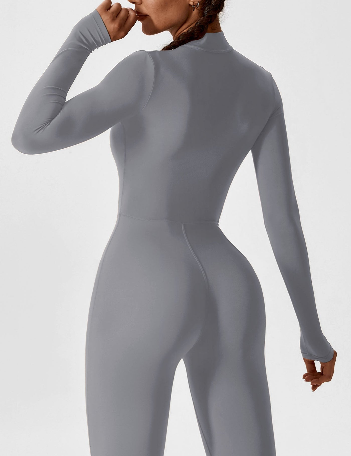 Yeoreo Long Sleeve/ Short Sleeve Zipper Jumpsuit