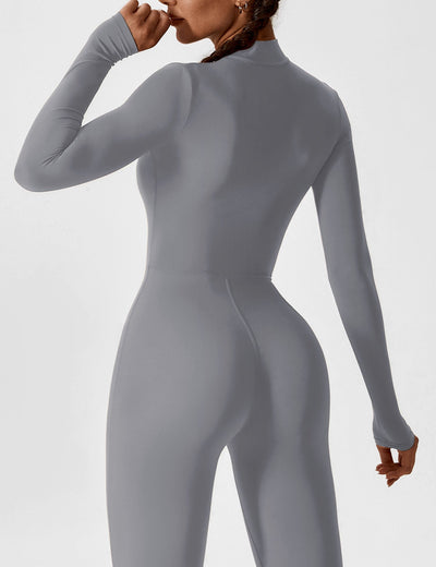 Yeoreo Long Sleeve/ Short Sleeve Zipper Jumpsuit