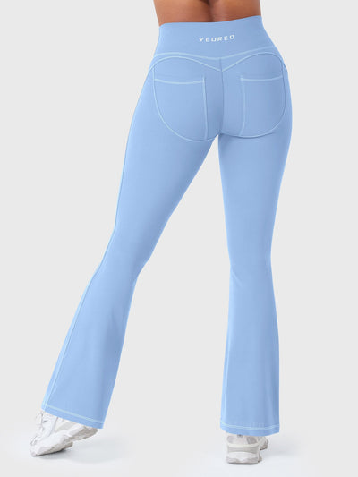 Yeoreo Astridy Faux Denim Flared Leggings