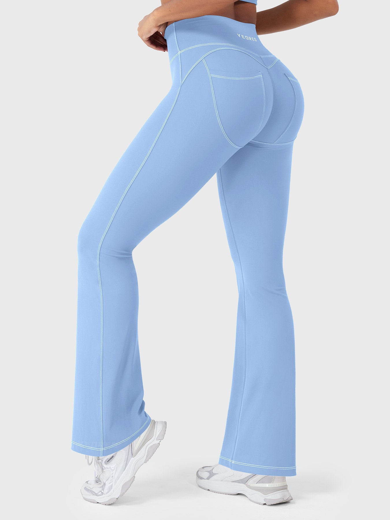 Yeoreo Astridy Faux Denim Flared Leggings