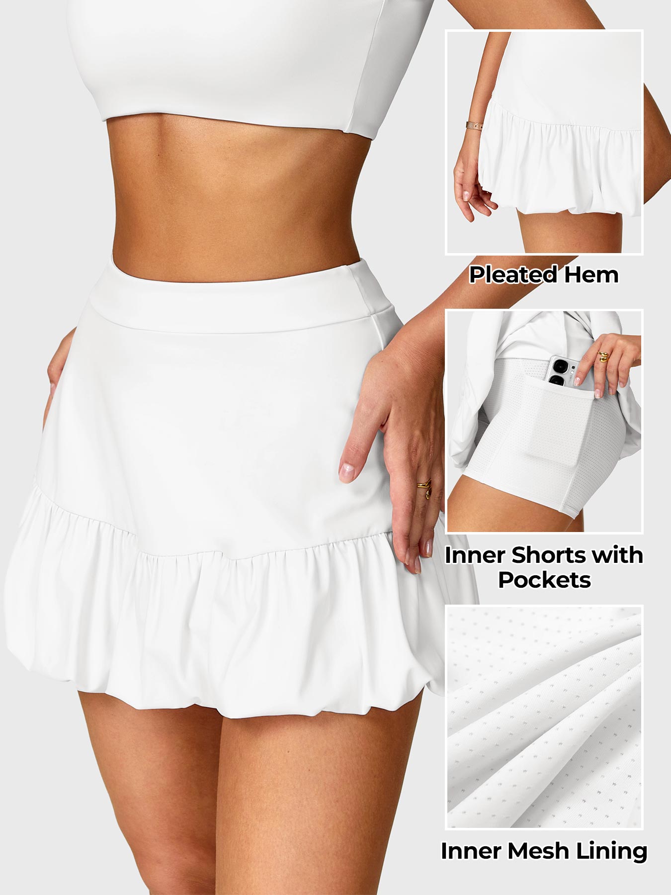 Yeoreo Cloris Pleated Tennis Skirt