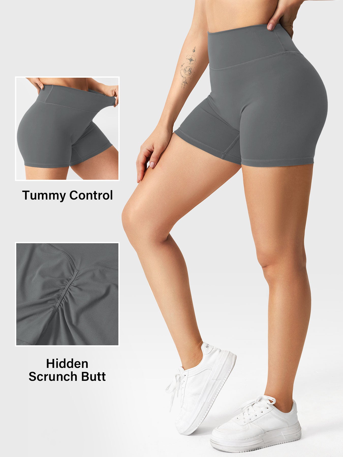 Yeoreo Craze 4.5" Scrunch Shorts