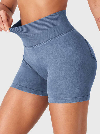 Yeoreo Bridgie Faux Denim Seamless Shorts