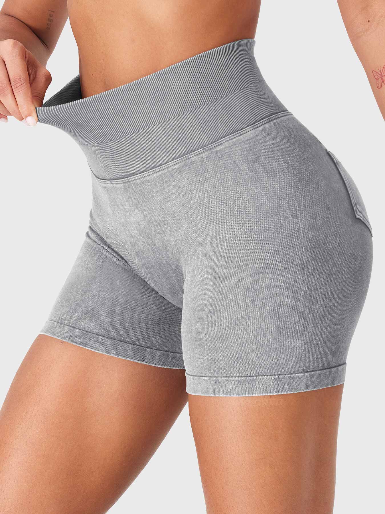 Yeoreo Bridgie Faux Denim Seamless Shorts