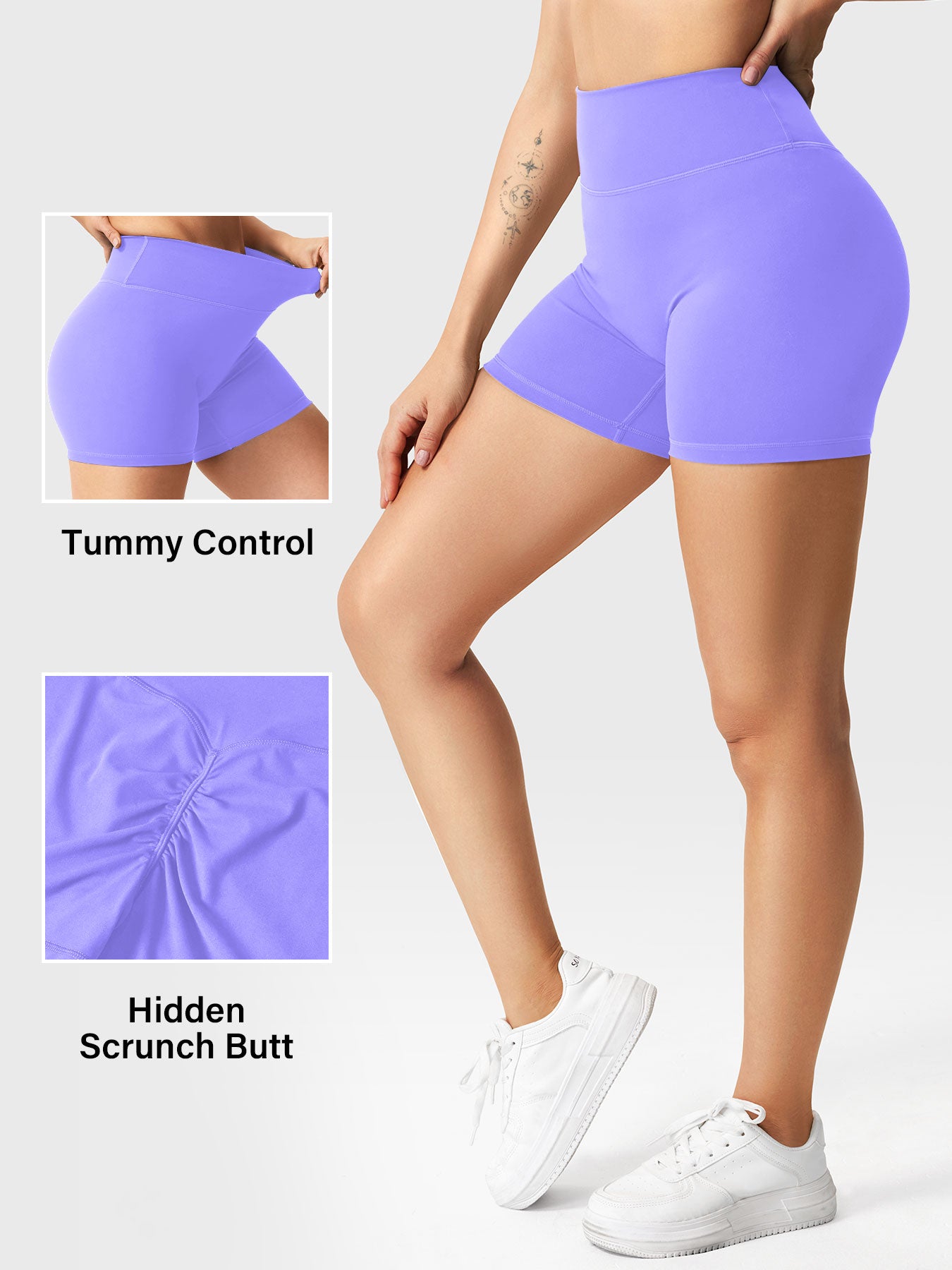 Yeoreo Craze 4.5" Scrunch Shorts