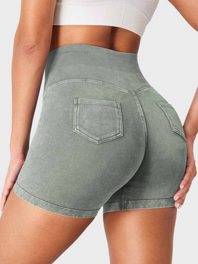 Yeoreo Bridgie Faux Denim Seamless Shorts