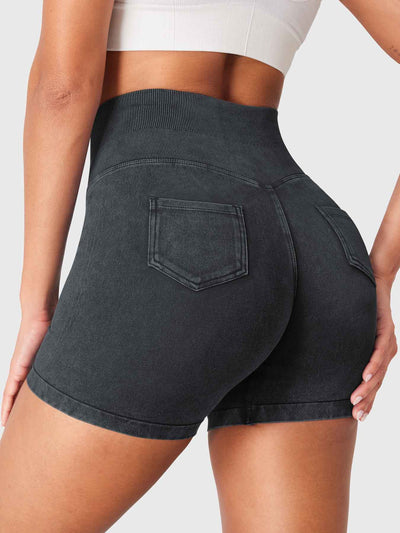 Yeoreo Bridgie Faux Denim Seamless Shorts