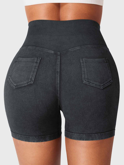 Yeoreo Bridgie Faux Denim Seamless Shorts