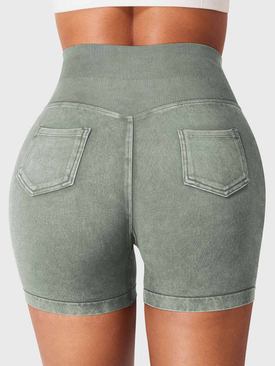 Yeoreo Bridgie Faux Denim Seamless Shorts