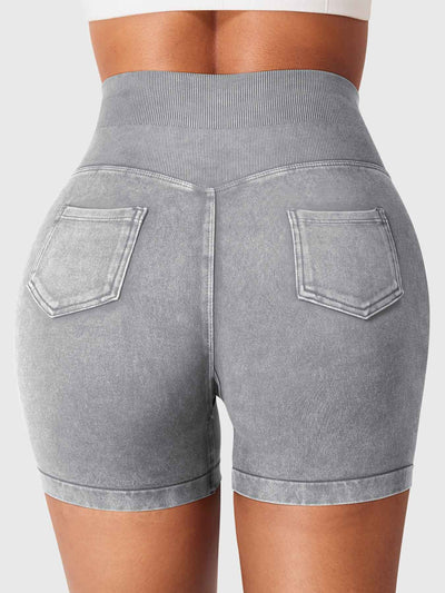 Yeoreo Bridgie Faux Denim Seamless Shorts