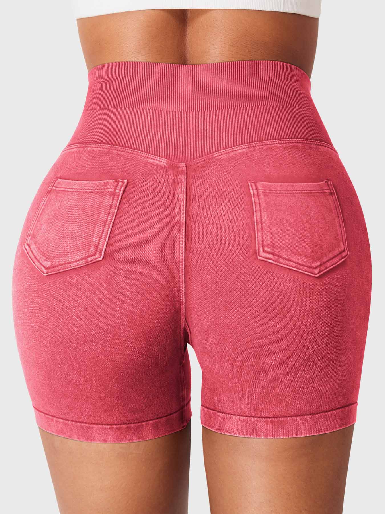 Yeoreo Bridgie Faux Denim Seamless Shorts