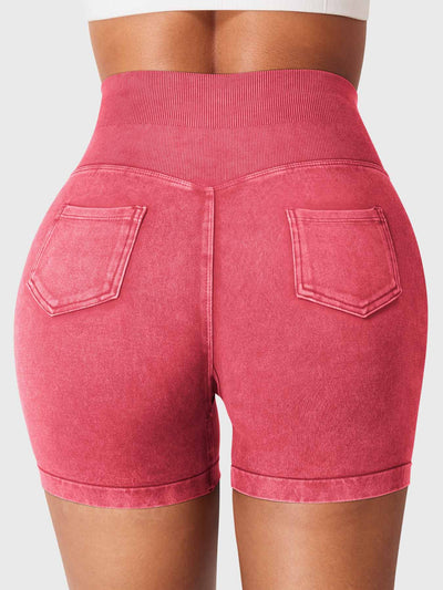 Yeoreo Bridgie Faux Denim Seamless Shorts
