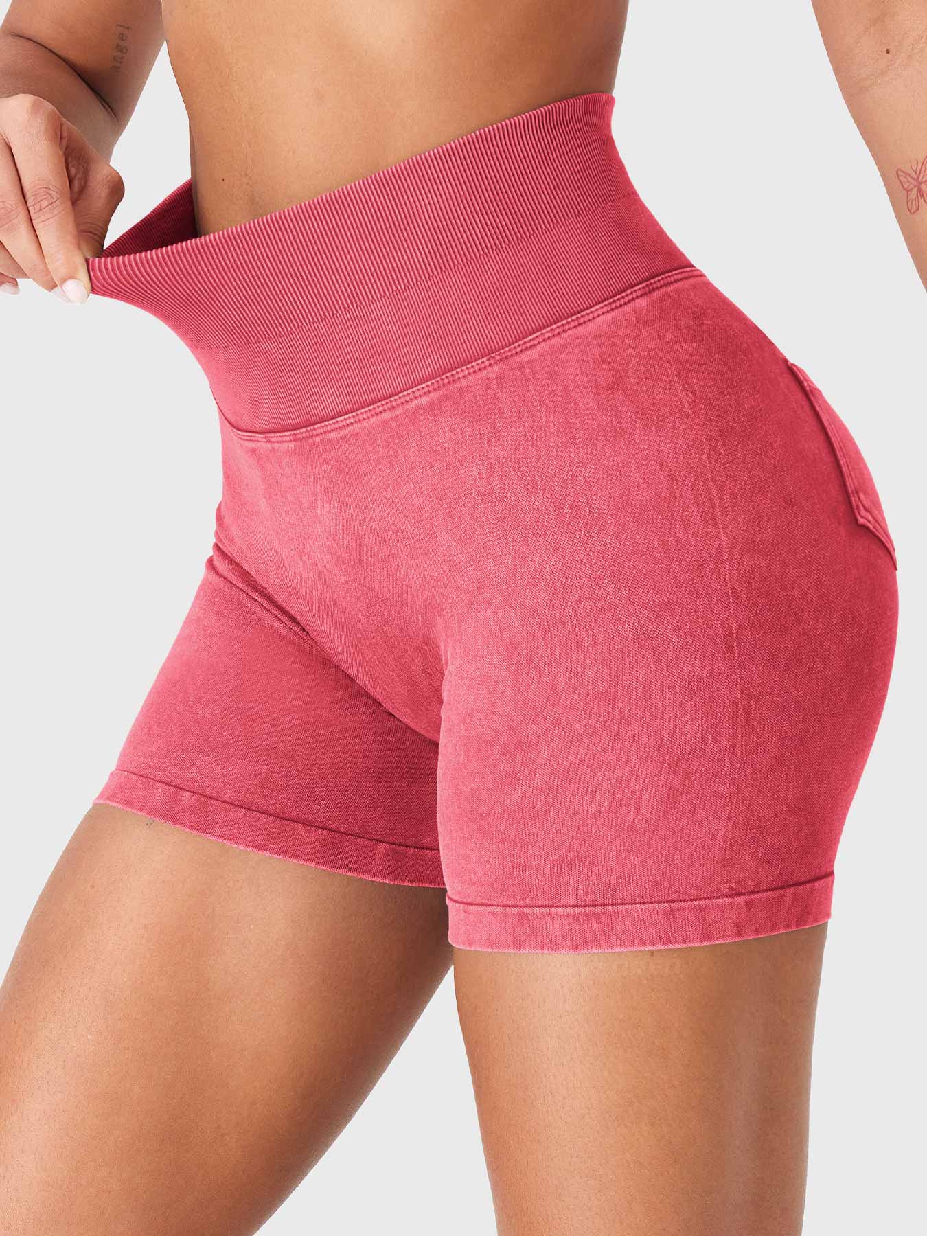 Yeoreo Bridgie Faux Denim Seamless Shorts