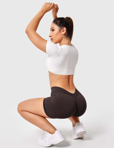 Yeoreo V Cross Liz Seamless Shorts 3.6"