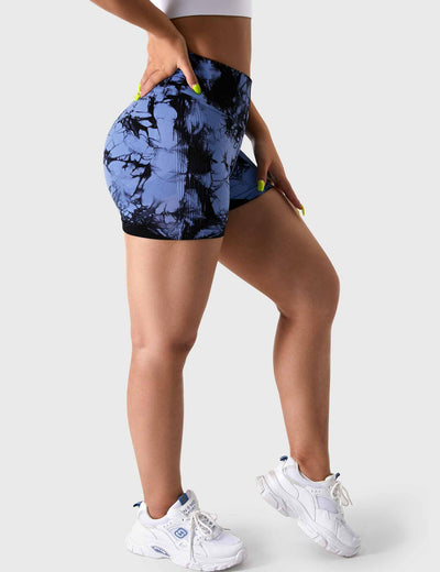 Yeoreo 3.6"Professional Tie Dye Shorts