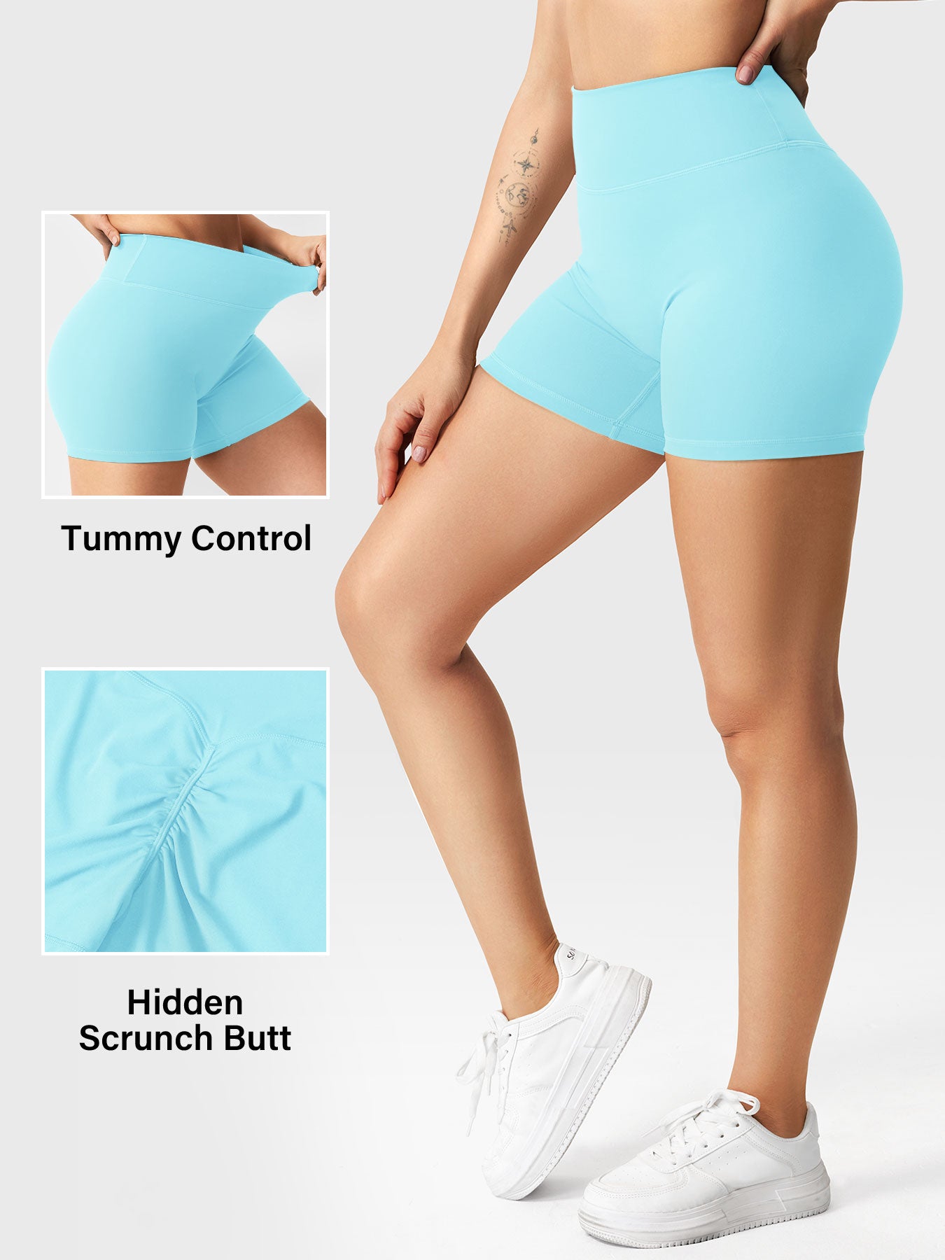 Yeoreo Craze 4.5" Scrunch Shorts