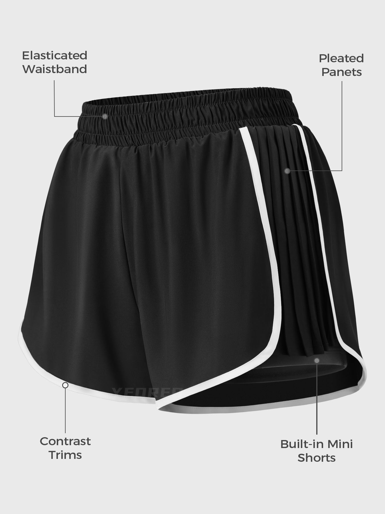Yeoreo Skylari Pleated Mini Skorts